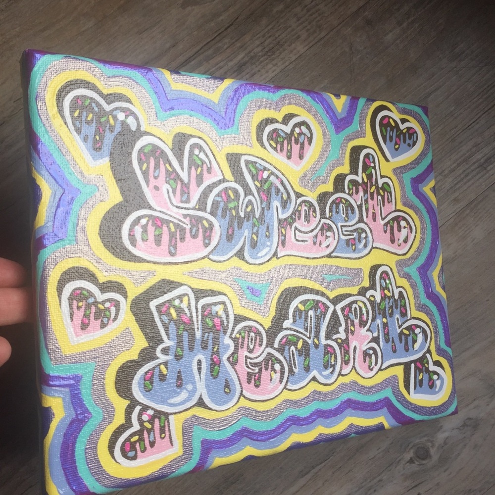 [ Original Painting ] ”Sweetheart” graffiti - Picture 7 of 16